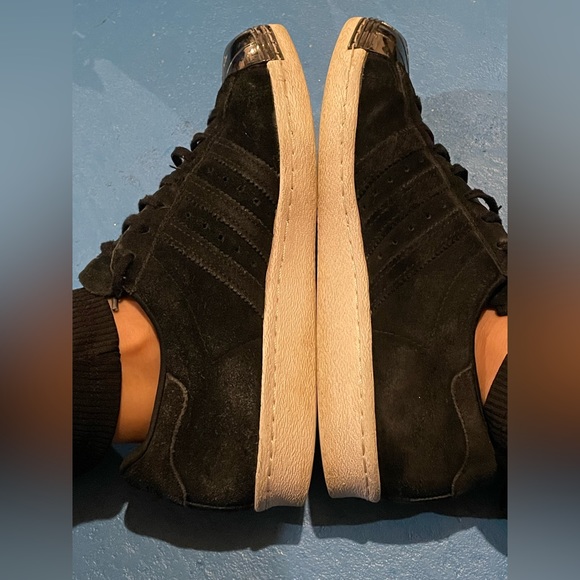 ADIDAS SUPERSTAR 80S METAL TOE PONY HAIR BLACK - Picture 6 of 14